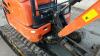 2018 KUBOTA U17-3 rubber tracked excavator (s/n T01H32429) with bucket, blade, piped, expanding tracks & red key - 11