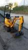 2017 JCB 8008 rubber tracked excavator (s/n LH193479) with bucket, blade, piped & expanding tracks - 2