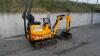 2017 JCB 8008 rubber tracked excavator (s/n LH193479) with bucket, blade, piped & expanding tracks - 4