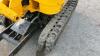 2017 JCB 8008 rubber tracked excavator (s/n LH193479) with bucket, blade, piped & expanding tracks - 9