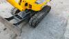 2017 JCB 8008 rubber tracked excavator (s/n T11930489) with bucket, blade, piped & expanding tracks - 14