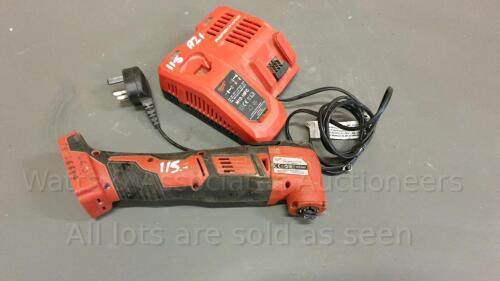 MILWAUKEE angle drill c/w charger