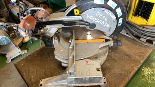 DEWALT DW705 mitre sliding saw