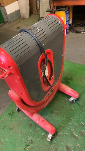 RED RAD 110v heater | Day 2 Carlton Timed Sale (Main building including ...