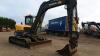 2014 VOLVO ECR88D rubber tracked excavator with bucket, blade, piped, offset, check valves, air conditioning & Hyd Q/hitch (s/n VCE00E88L00210274) - 8