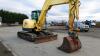 2010 YANMAR VIO75-A rubber tracked excavator (s/n CAYY15135) with bucket, blade, piped & Q/hitch - 6