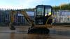 2007 CATERPILLAR 301.6 rubber tracked excavator (s/n 0170815) with bucket, blade, piped & full cab - 2