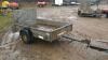 IFOR WILLIAMS single axle plant trailer (s/n 2353683)