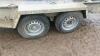 IFOR WILLIAMS GH94 2.7t twin axle plant trailer with internal beaver tail & ramps (s/n F0673896) - 9