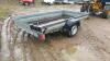 INDESPENSION 10' x 5'5'' tilt deck ground maintenance trailer c/w drop down ramp, 1300kg gross weight, approx 900kg payload, LED lights (s/n S000357) - 3