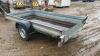 INDESPENSION 10' x 5'5'' tilt deck ground maintenance trailer c/w drop down ramp, 1300kg gross weight, approx 900kg payload, LED lights (s/n S000357) - 5