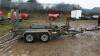 INDESPENSION strapless autolock plant trailer, 2700kg gross weight & approx 2000kg payload c/w jockey wheel & breaker storage box (s/n 120484) - 2