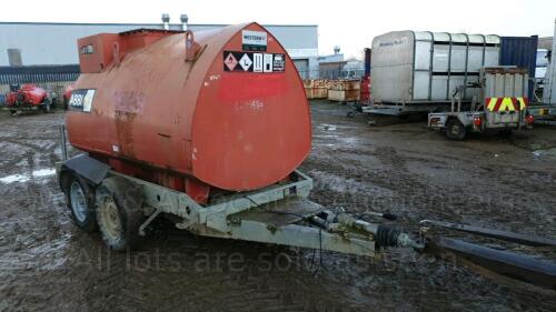 2007 WESTERN 2000 litre twin axle bunded fuel bowser