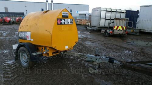 2015 WESTERN Abbi 950 litre single axle bunded fuel bowser