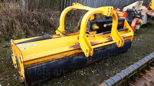 MCCONNEL MERLIN EXTREME 2.5m front/rear flail mower, c/w hydraulic off set & pto shaft (s/n 8864)