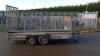 INDESPENSION 2.6t twin axle trailer with mesh sides (s/n 087829)