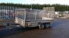 INDESPENSION 2.6t twin axle trailer with mesh sides (s/n 087829) - 5