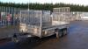 INDESPENSION 2.6t twin axle trailer with mesh sides (s/n 087829) - 6