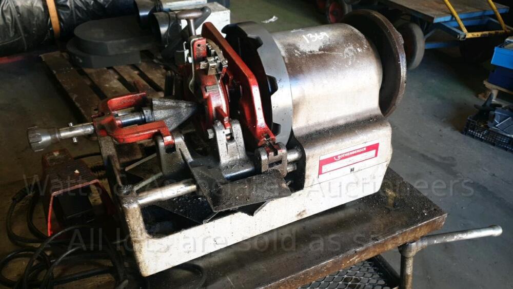 ROTHENBERGER SUPERTRONIC 110v pipe threader Day 2 Carlton Timed Sale