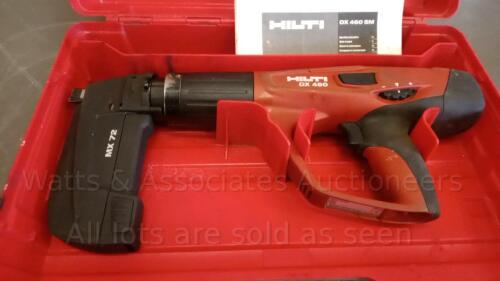 HILTI DX460 nail gun c/w case