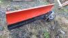 6ft snow plough c/w bracket, frame & ram - 2