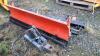 6ft snow plough c/w bracket, frame & ram - 8