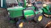 JOHN DEERE 1565 4wd diesel outfront mower (no deck) - 3