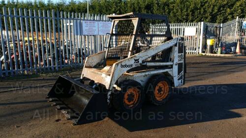 BOBCAT 543 skid steer loader c/w 3 cylinder KUBOTA engine (s/n 5011M11119)