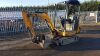 2010 JCB 801.4 rubber tracked excavator S/n: with bucket, blade & piped - 2