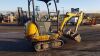 2010 JCB 801.4 rubber tracked excavator S/n: with bucket, blade & piped - 5