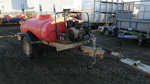 WESTERN Yanmar diesel fast tow poly wash bowser