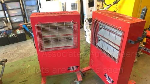 2 x infrared heaters