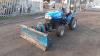 NEW HOLLAND TC24D 4wd diesel hydrostatic compact tractor c/w snow plough, 3 point linkage, pto, spool valve (OU08 BSY) - 2