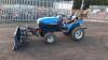 NEW HOLLAND TC24D 4wd diesel hydrostatic compact tractor c/w snow plough, 3 point linkage, pto, spool valve (OU08 BSY) - 4