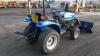 NEW HOLLAND TC24D 4wd diesel hydrostatic compact tractor c/w snow plough, 3 point linkage, pto, spool valve (OU08 BSY) - 10