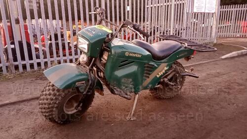 2005 HIPPO ECORIDER 175cc petrol atv motorbike with towbar (s/n 2005-02/1605P)