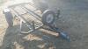 3 bike motorcycle trailer c/w spare wheel, ramp & lights - 2