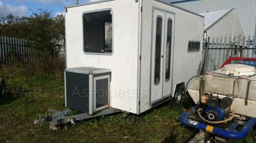 LYNTON single axle fast tow rest room trailer (s/n 36961)