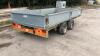 IFOR WILLIAMS 12' 3.5t flatbed trailer c/w sides - 6