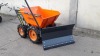 2020 KONSTANT mini Dumper 4wd petrol driven dumper c/w snow plough attachment (BRIGGS & STRATTON) (unused) - 4