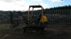 2008 VOLVO EC15B rubber tracked excavator c/w 3 x buckets, blade, piped & expanding tracks (s/n K07245244) - 3