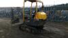 2008 VOLVO EC15B rubber tracked excavator c/w 3 x buckets, blade, piped & expanding tracks (s/n K07245244) - 4