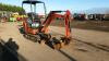 2018 KUBOTA KX15-4 rubber tracked excavator (s/n 62963) with 2 x buckets, blade, piped, Q/hitch & ripper tooth - 6