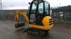 2017 JCB 8014 rubber tracked excavator c/w 3 x buckets, blade, piped & cab (s/n JCB08014EH2541513) - 3