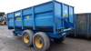 WEST 10T twin axle grain trailer c/w sprung drawbar S/n:10101497 - 6