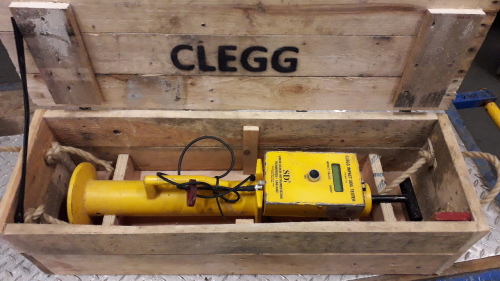 CLEGG soil impact tester c/w case