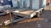 IFOR WILLIAMS GX106 3.5t twin axle plant trailer (s/n 600000050446609) - 3