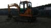 HYUNDAI Robex EX55-3 rubber tracked excavator (s/n MC03FJ10883) with bucket, blade & piped - 3