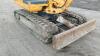 HYUNDAI Robex EX55-3 rubber tracked excavator (s/n MC03FJ10883) with bucket, blade & piped - 8