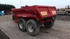 2004 CHIEFTON 12T twin axle dump trailer, sprung drawbar, hydraulic tail gate (s/n DT14115B) - 6